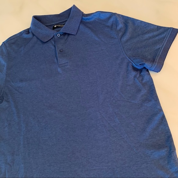 Men’s NWOT Navy Blue Member’s Mark Polo T-Shirt - Picture 3 of 7